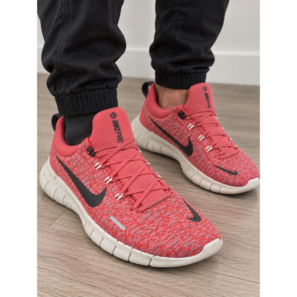 Nike Free Run 5.0 Next Nature Mens 11.5 University Red Black CZ1884-600